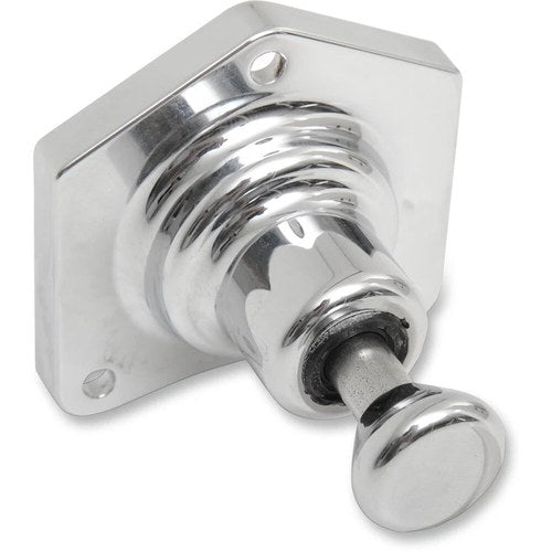 Terry Components Solenoid End Cover - Starter Buttons - Chrome | 550023