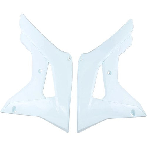 UFO Radiator Covers - CRF450R - White | HO04682-041