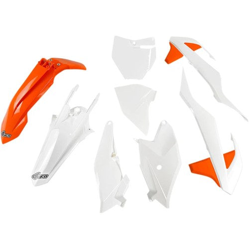 UFO Body Kit - Orange/White - KTM85 - '18-'20 | KTKIT519999W