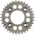 Vortex Aluminum Sprocket - Silver - Rear - 34-Tooth - Honda | 206-34