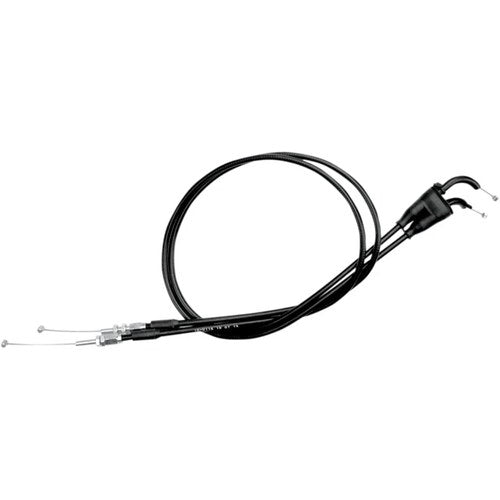 Motion Pro Black Vinyl Push/Pull Throttle Cable Set (+3in.) (10-0116)