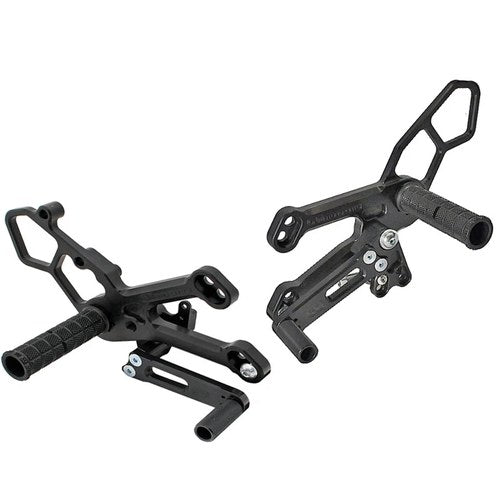 Yamaha 2018-2026 MT-03 Woodcraft Racing Rearsets / Footpegs - Standard Shift