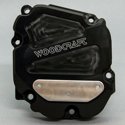 Kawasaki 2011-25 ZX10R Woodcraft Rhs Ignition Trigger Engine Cover - S.S. Pad