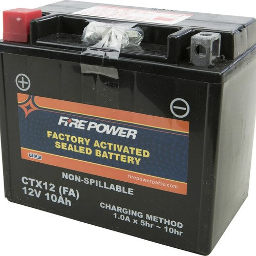 Kawasaki 2009-2011 ER-6N FirePower Factory Activated Battery CTX12-BS (FA)