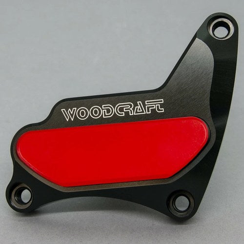 Suzuki 1996-2005 Gsxr 750 Woodcraft Rhs Crank Cover Engine Protector - Red Pad