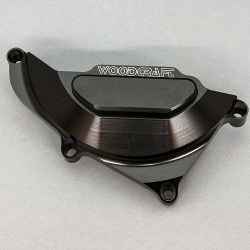 Yamaha R3 2015-2025 Woodcraft Lhs Stator Cover Engine Protector - Black Plate