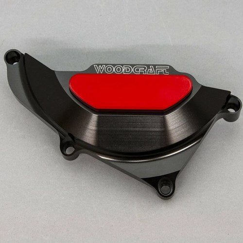 Yamaha R3 2015-2025 Woodcraft Lhs Stator Cover Engine Protector - Red Plate