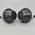 Yamaha 2003-2005 R6 Woodcraft Racing Frame Slider Kit - Domed Black Pucks
