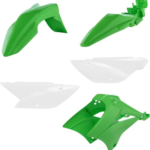 Acerbis Plastic Body Kit - OE Green/White - Klx 110 | 2780500145