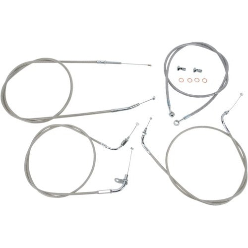 Baron 16" Cable Line Kit for XVS650CL | BA-8015KT-16