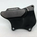 Kawasaki 2009-2025 ZX6R Woodcraft Right Side Case Cover Protector - Black Plate