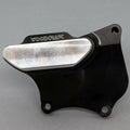 Kawasaki 2009-2025 ZX6R Woodcraft Right Side Case Cover Protector - Silver Plate