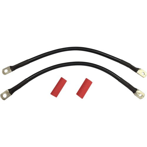 Drag Specialties Black Battery Cable Set - '04-'09 XL | E25-0091B-D2
