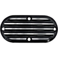 Joker Machine Inspection Cover - Black/Silver - Finned | 06-95TC