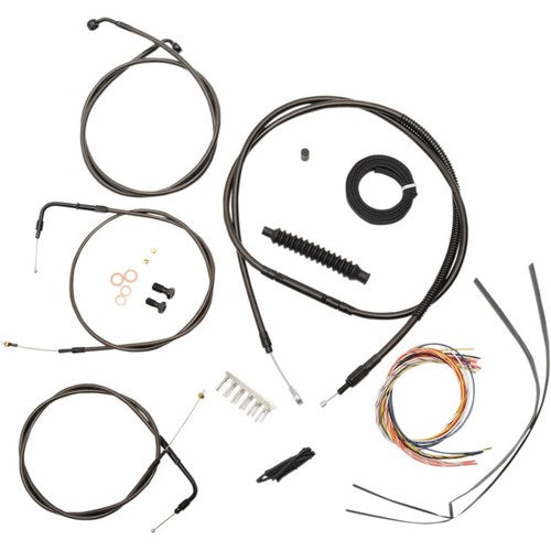 LA Choppers Cable Kit for 15" - 17" Ape Hanger Handlebars | LA-8110KT2B-16M