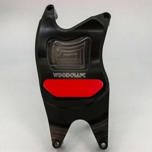 Yamaha 2018-2025 MT-03 Woodcraft Rhs Clutch Cover Engine Protector -RED Plate