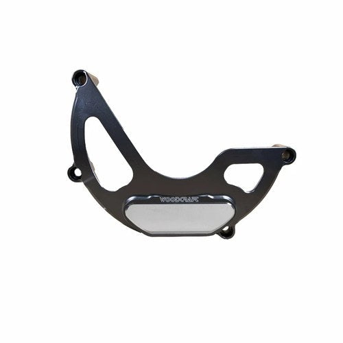 Aprilia 2021-26 RS660 Woodcraft Lhs Stator Cover Engine Protector - Silver Plate
