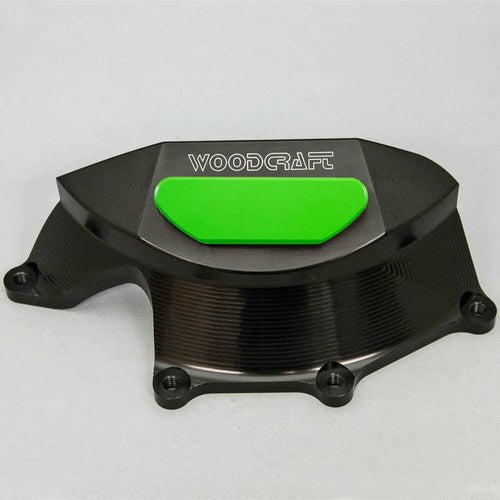 Aprilia 2009-2025 RSV4 Woodcraft Rhs Clutch Cover Engine Protector - Green Plate