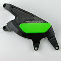 Suzuki 2016-2024 SV650 Woodcraft Rhs Clutch Cover Engine Protector - Green Plate