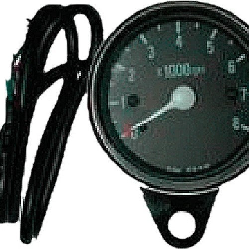 HardDrive Mini 8000rpm Tachometer, Black Face | 21-6910