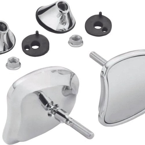 HardDrive Tapered Fairing Mirrors, Chrome | 270332