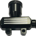 HardDrive Smooth Rear Master Cylinder, Black | 062014