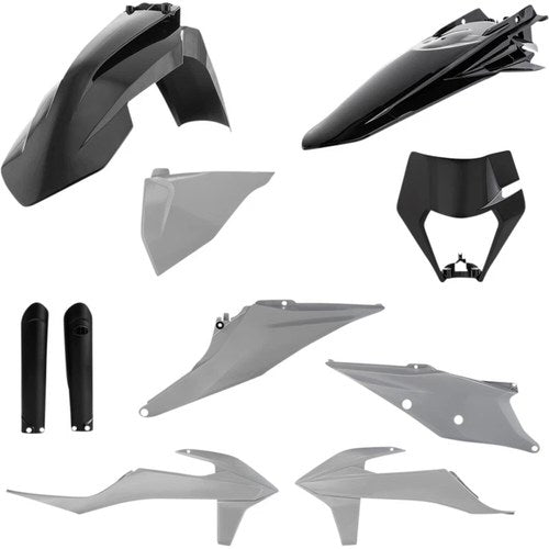 Acerbis Full Plastic Kit Ktm Grey/Black | 2791541001