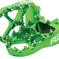 Flo Motorsports Pro Series Footpegs, Green | FPEG-792G
