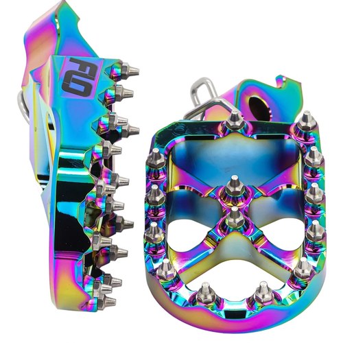Flo Motorsports Pro Series Foot Pegs Jet Fuel Suz | FPEG-796JET