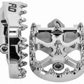 Flo Motorsports Bmx Style Footpeg Set, Chrome | FPEG-800V3CR