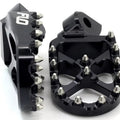 Flo Motorsports Pro Series Foot Pegs, Black | FPEG-801BLK