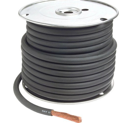 Grote Battery Cable, 6 Grade - 25ft. Roll - Black | 82-5722