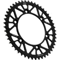 JT Sprockets Rear Racelite Sprocket Alum 48T-520 Blk Hon/Yam | JTA251.48BLK
