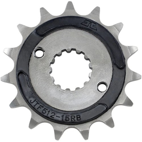 JT Sprockets Front Cs Sprocket W/Rubber 15T-520 Kaw/Suz/Yam | JTF512.15RB