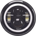 PathFinder 7in. High Definition LED Headlights, Black with Full Halo | HD7MBH