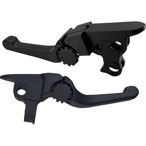 Powerstands Racing Anthem Shorty Lever Set Blk 21 Flt/Cable Clutch | 12-01666-22