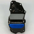 Triumph 2007-16 Street Triple / R Woodcraft Ignition Trigger Cover - Blue Plate