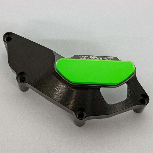 Yamaha 2018-2025 MT-07 Woodcraft Lhs Engine Stator Cover Protector - Green Plate