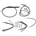 Burly Brand Black Vinyl Jail Bar Cable Kit For 14" Handlebars | B30-1265