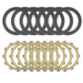 Clutch Friction & Steel Plates Kit for Kawasaki KX250F KX250 KX250X KX252 08-24