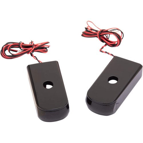 Alloy Art LED Strut Light - Smoke/Red Black 18ST | SSL-SB-2B