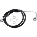 Drag Specialties Brake Line - 15-17 Softail - Black +4" | 618302-4BLK