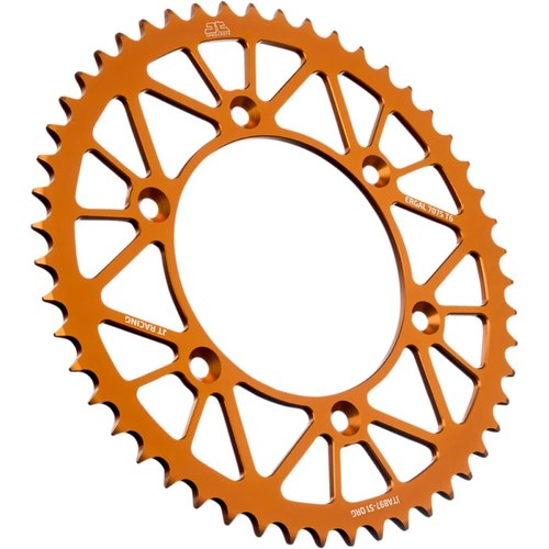 JT Sprockets Rear Racelite Sprocket Alum 51T-520 Org Hus/Husq/Ktm | JTA897.51ORG