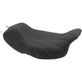 Mustang Revere Solo Seat - Gravity - Gray Stitched (Black / Gray) 75059GM