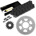 Black Drive Chain And Sprocket Kit for Kawasaki Ninja 650R EX650 2006-2011