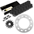 Black Drive Chain And Sprocket Kit for Yamaha YZ125 1987 1993 1994 1995 1996