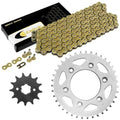 Drive Chain & Sprockets Kit for Honda TR200 FATCat 1986 1987 Gold