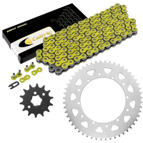 Celox Drive Chain & Sprocket Kit for Yamaha WR250Z 1991 1992 1994 1996 / Yellow
