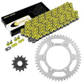 Drive Chain & Sprockets Kit for Yamaha YZ125 YZ 125 YZ-125 2005-2017 Yellow