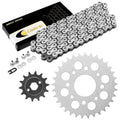 Drive Chain & Sprockets Kit for Honda CMX250C Rebel 250 1996-2016 White
